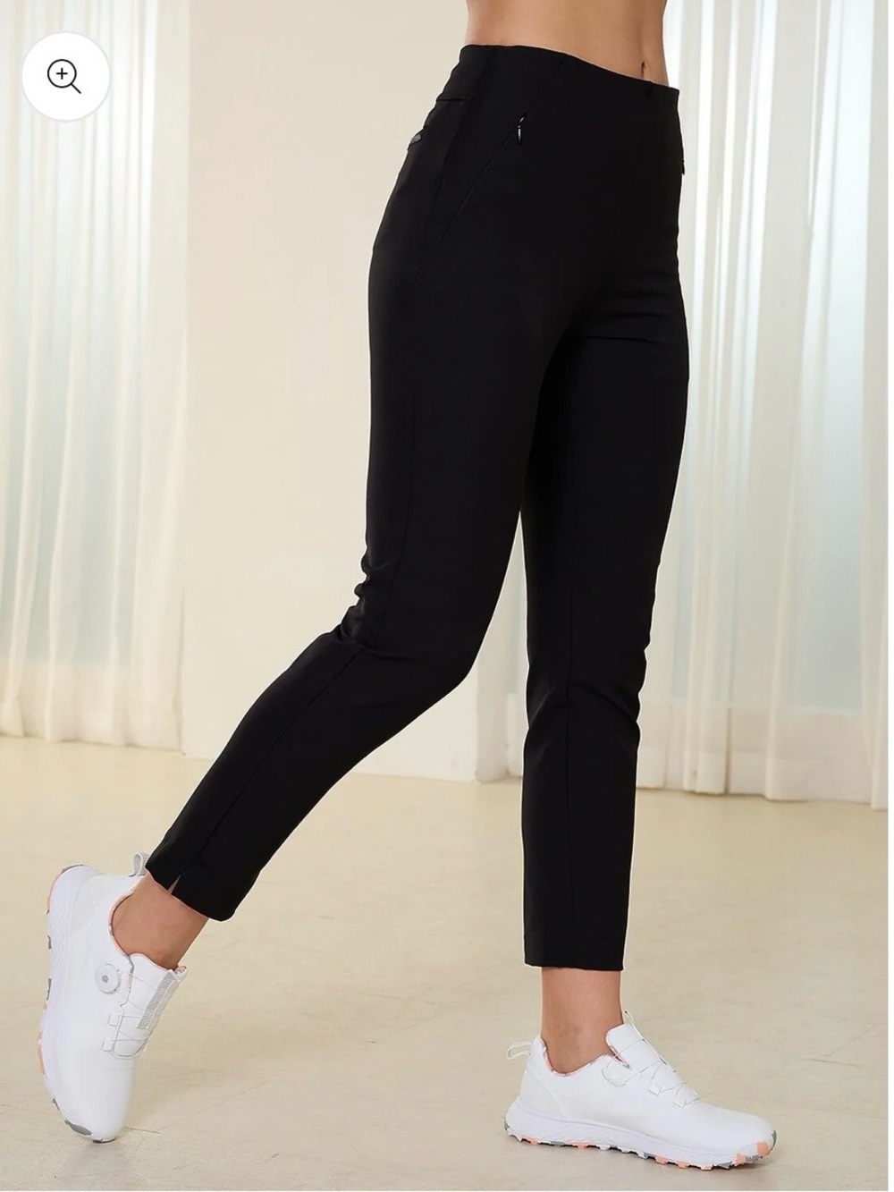 ACEGOLFS NWT GLAMOUR Slim-Fit Stretch Ankle Pants
